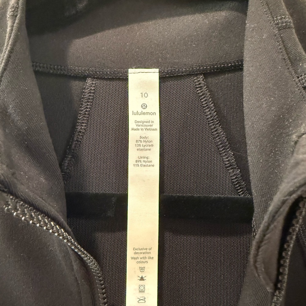 Black Lululemon Align Full-Zip Jacket - image 3